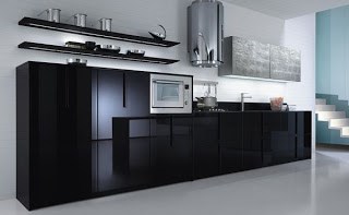 Black Kitchens: Black Kitchens by Red Cedar